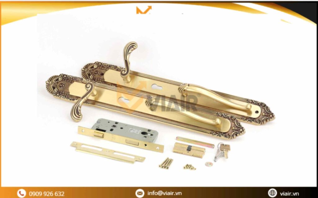 Khóa cửa đại sảnh đồng Viair SA124-152-G03