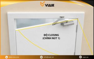 Điều chỉnh độ đóng cho tay đẩy hơi