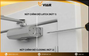 Thiết lập điểm dừng cho tay đẩy hơi