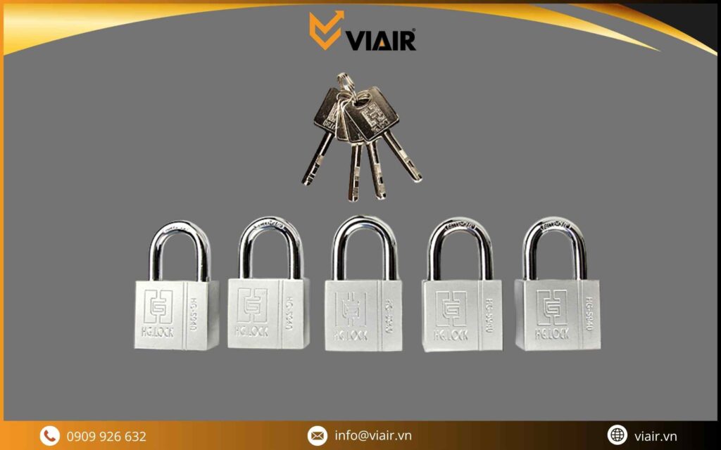 Khóa treo 6 công năng HG-59 (bộ 5 cái)