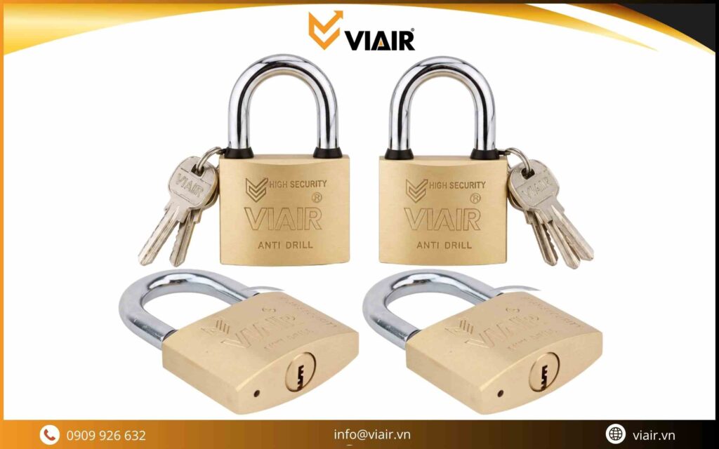 Khóa treo đồng Viair P206