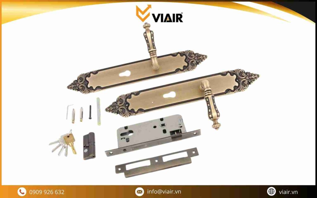 KHÓA CỬA BẰNG ĐỒNG VIAIR XL48-15