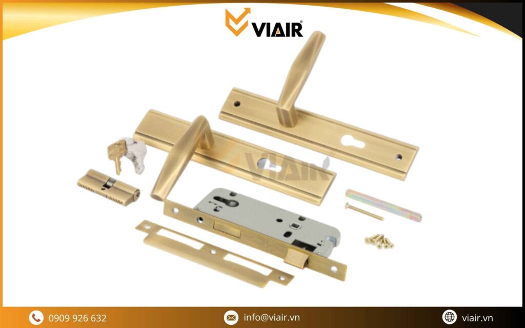 KHÓA CỬA BẰNG ĐỒNG VIAIR X87-15