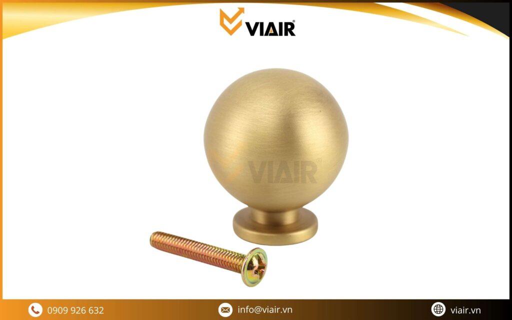 TAY NÚM TỦ ĐỒNG THAU LL070-15