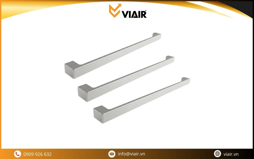 Mẫu tay nắm tủ bếp inox 304 thanh dài