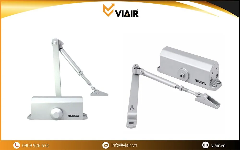 cách chỉnh tay đẩy hơi cửa