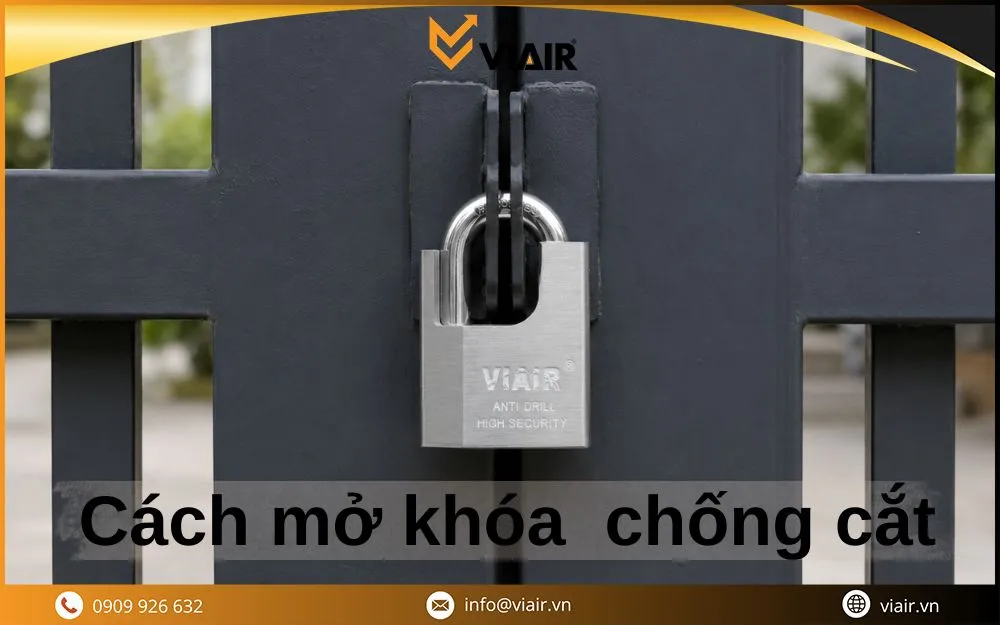 cách mở khóa chống cắt