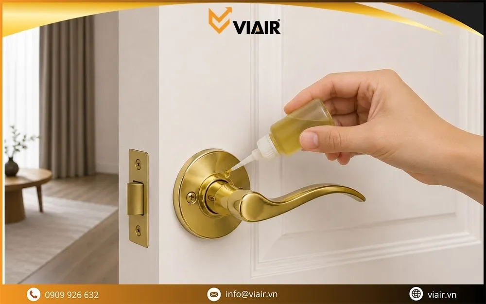 cách sử dụng khóa cửa tay gạt