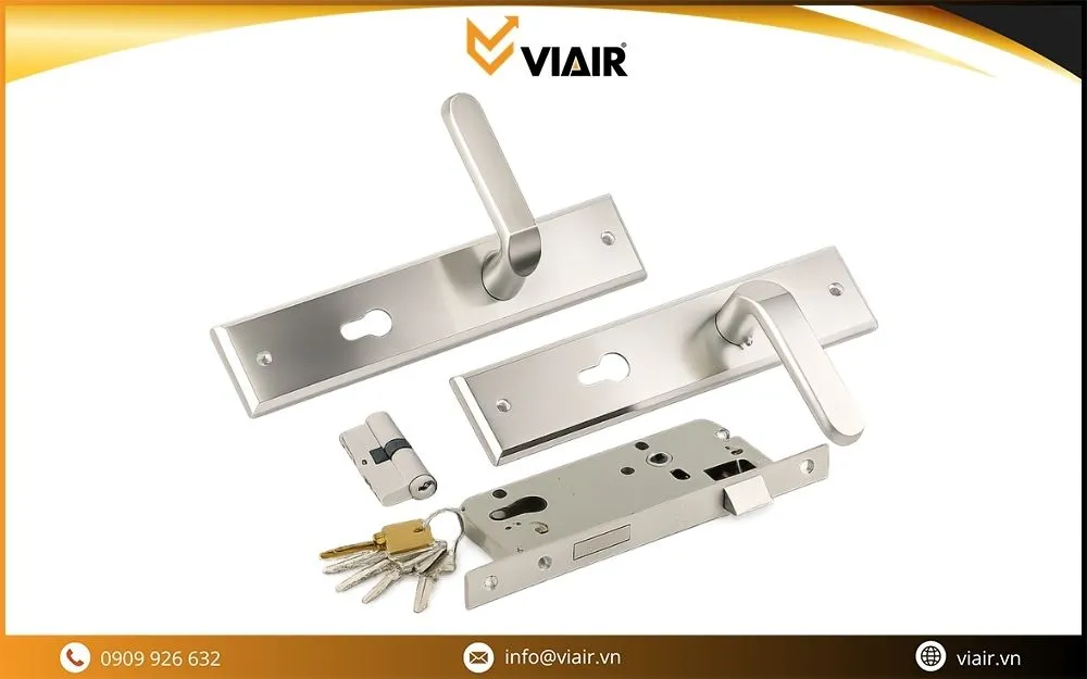 cách sử dụng khóa cửa tay gạt