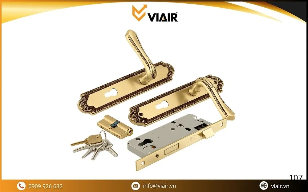 cách sử dụng khóa cửa tay gạt