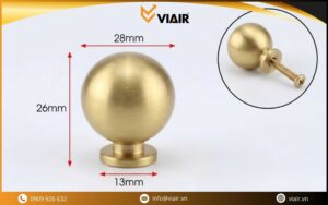 Kích thước tay nắm tủ quần áo tay nắm Knob