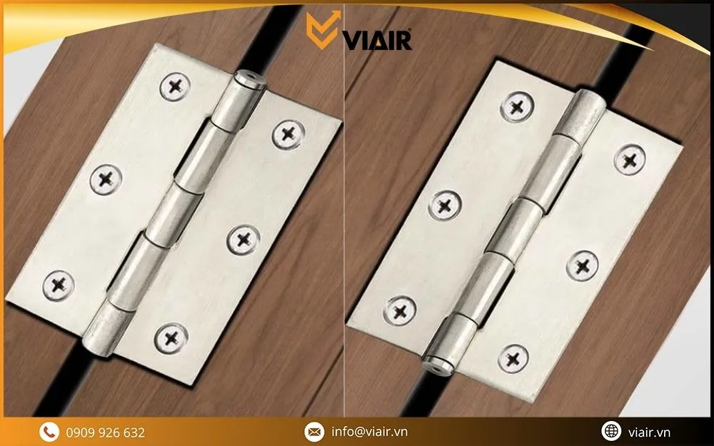 Bản lề cối chịu lực cao, phù hợp cho cửa gỗ công nghiệp kích thước lớn