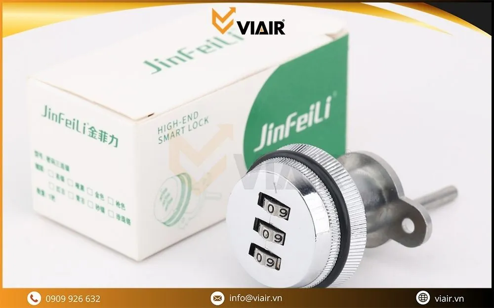Khóa tủ số hợp kim 2 tầng PL-288 bảo mật cao, thiết kế chắc chắn