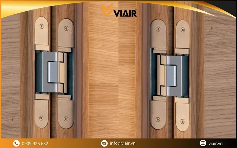 Bản lề cửa gỗ với cấu tạo dày