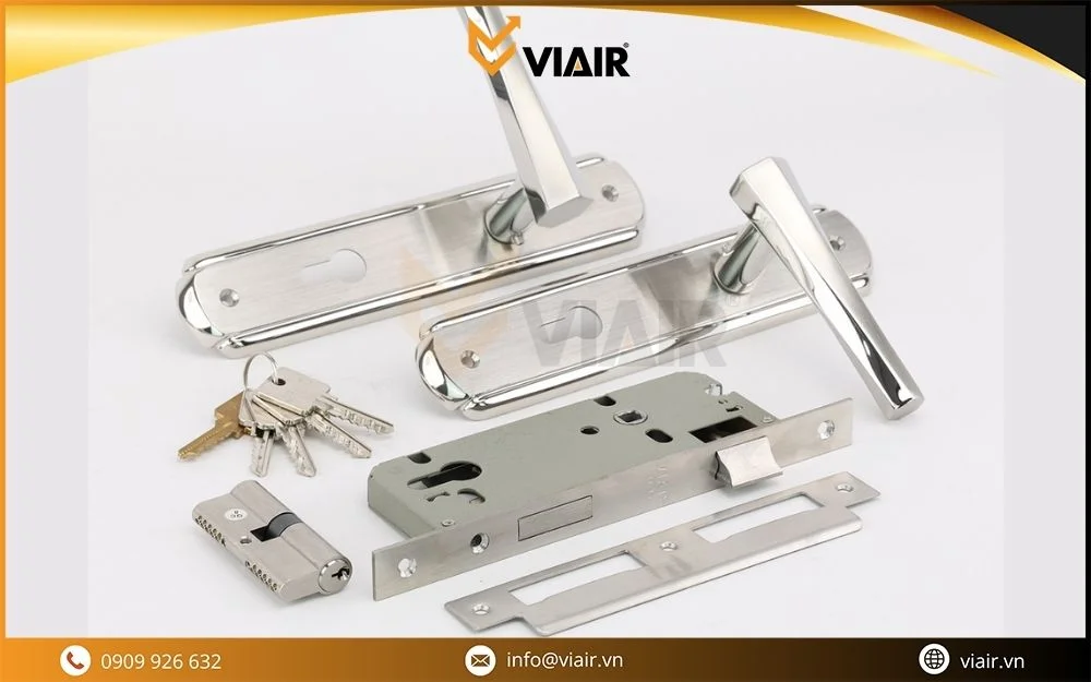 Bộ khóa cửa inox đa dạng kiểu dáng và thiết kế