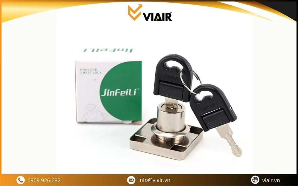 Khóa tủ chìa Viair hỗ trợ bảo vệ tài sản và vật dụng bên trong.