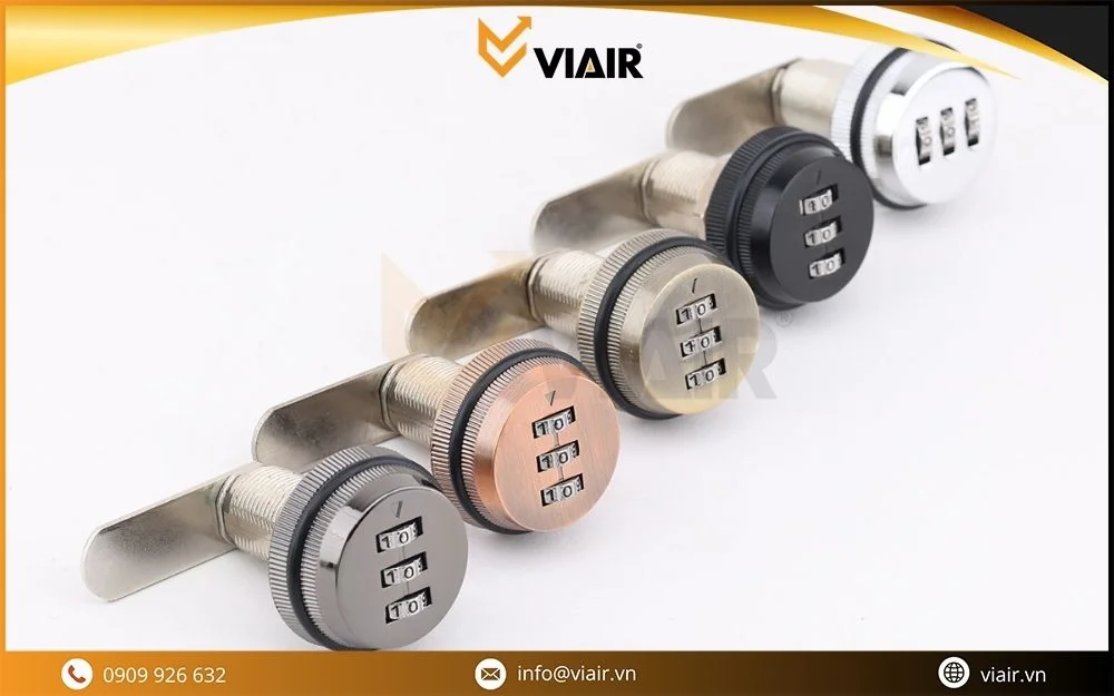 Bộ sưu tập khóa tủ số Viair với nhiều thiết kế khác nhau