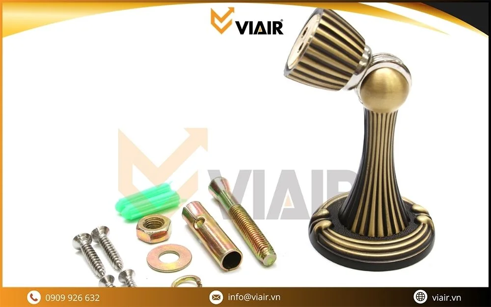 Các mẫu chốt và hít cửa Viair dùng để cố định cánh cửa