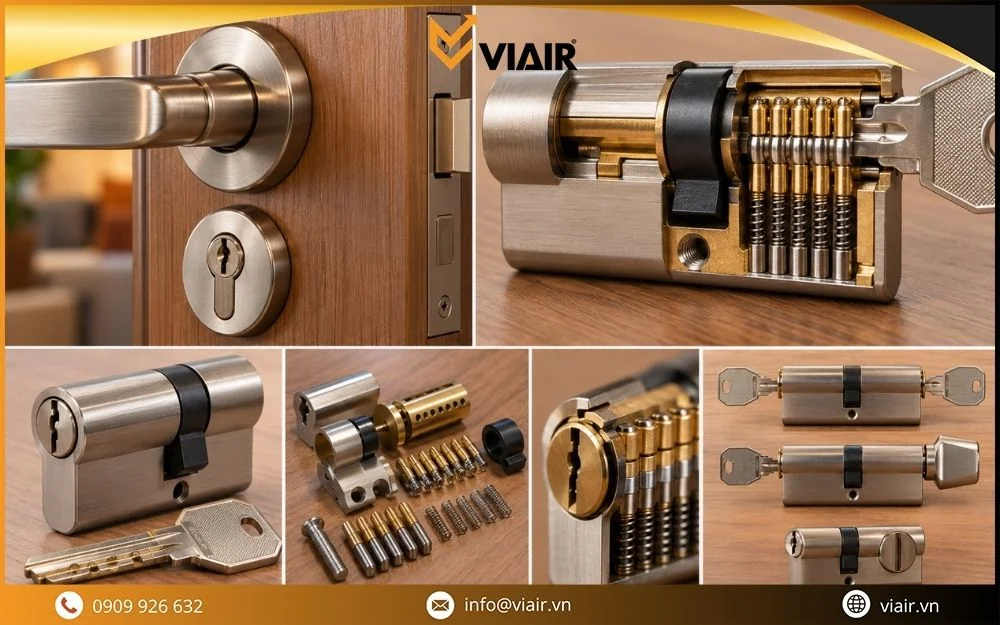 Ổ khóa cửa tay gạt
