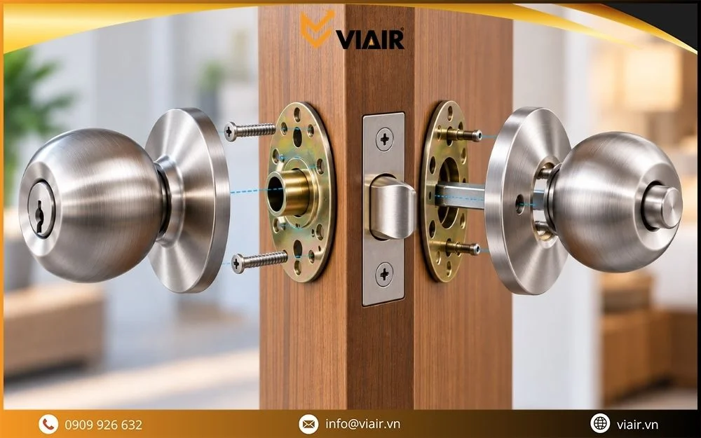 Ốp khóa và đế khóa