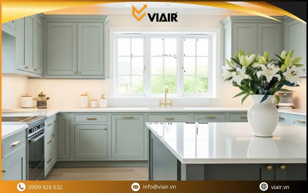 Cẩn trọng khi lắp tay nắm tủ bếp