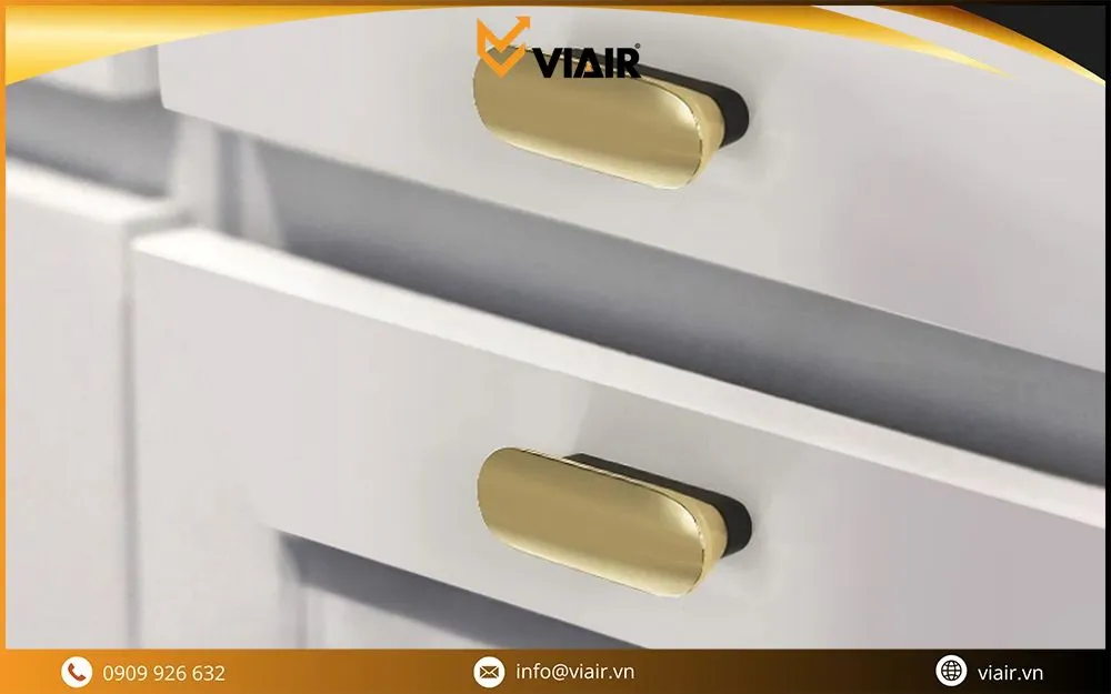 Xu hướng chọn mẫu tay nắm cửa tủ tối giản