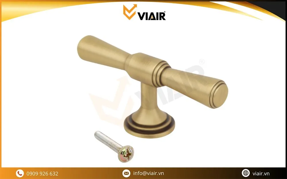 Mẫu tay nắm tủ bằng đồng